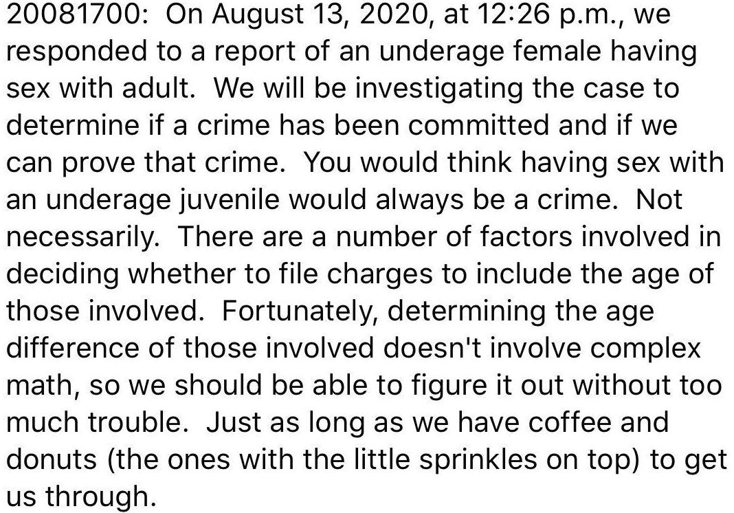 JPD blotter post